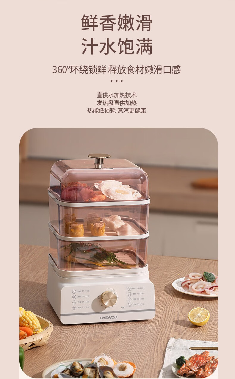 DYZX-1231液体加热器（电蒸箱）-电蒸锅-韩国大宇DAEWOO官网-专注精品 